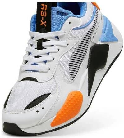 Puma RS-X sneakers wit blauw oranje Jongens Meisjes Mesh 35.5