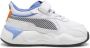 Puma RS-X sneakers wit lichtblauw oranje Jongens Meisjes Mesh Meerkleurig 23 - Thumbnail 2