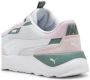 Puma Runtamed Platform sneakers lichtgrijs wit lila groen Mesh 35.5 - Thumbnail 9