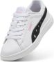 Puma Smash 3.0 Dance Party sneakers wit lila zwart Jongens Meisjes Imitatieleer 28 - Thumbnail 4