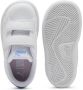 Puma Smash 3.0 L V leren sneakers wit lichtroze blauw Jongens Meisjes Leer 20 - Thumbnail 2
