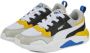 Puma X-Ray 2 Square AC PS sneakers lichtgrijs wit blauw geel - Thumbnail 24