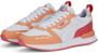 Puma R78 Runner sneakers wit oranje roze Jongens Imitatiesuède Meerkleurig 36 - Thumbnail 7