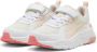 Puma Trinity Lite AC sneakers ecru lichtroze wit Jongens Meisjes Mesh Meerkleurig 28 - Thumbnail 5