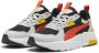 Puma Trinity Lite sneakers wit zwart rood geel Mesh Meerkleurig 35.5 - Thumbnail 10