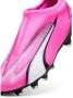 Puma Ultra Match FG AG Jr. voetbalschoenen roze wit zwart Imitatieleer 37 - Thumbnail 6