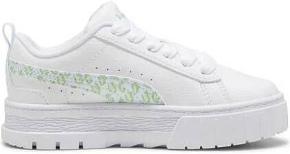 Puma Wild sneakers wit lichtgroen Meisjes Imitatieleer Logo 28