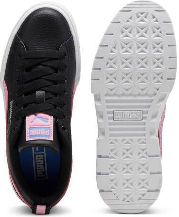 Puma Wild sneakers zwart roze lila Meisjes Imitatieleer Dierenprint 35.5
