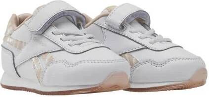 Reebok Classics Royal Prime Jog 3.0 sneakers wit lichtroze Jongens Meisjes Imitatieleer 25.5