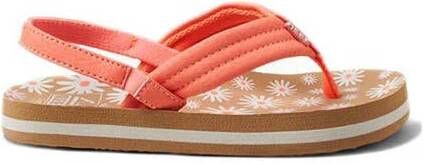 Reef Little Ahi teenslippers met hielbandje zalm Roze Meisjes 28