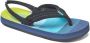 Reef Kid's Little Ahi Sandalen maat 10K zwart blauw - Thumbnail 3