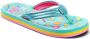 Reef Kids Ahi Love Rainbow Meisjes Slippers Multicolour - Thumbnail 3