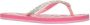 Reef Kids Stargazer Prints teenslippers met glitters zilver roze Meisjes Rubber 36 - Thumbnail 8