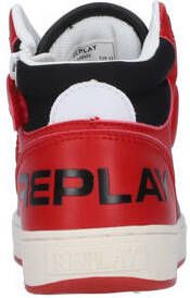Replay Cobra sneakers rood zwart wit Jongens Imitatieleer Meerkleurig 28