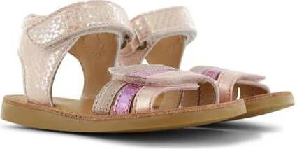 Shoesme CS24S006-A leren sandalen roze multi Meisjes Leer Meerkleurig 20