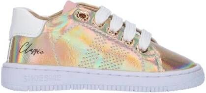 Shoesme leren sneakers goud Jongens Leer Meerkleurig 19