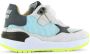 Shoesme leren sneakers grijs blauw Leer Effen 24 - Thumbnail 5
