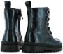 Shoesme leren veterboots donkergroen Meisjes Leer Effen 23 - Thumbnail 9