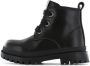 Shoesme leren veterboots zwart Meisjes Leer Effen 24 - Thumbnail 4