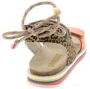 Shoesme leren sandalen bruin oranje Meisjes Leer Dierenprint 28 - Thumbnail 9