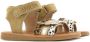 Shoesme CS22S006-C leren sandalen beige multi Meisjes Leer Dierenprint 26 - Thumbnail 2