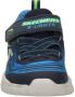 Skechers Bozler sneakers met lichtjes blauw Jongens Imitatieleer Logo 24 - Thumbnail 3