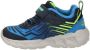 Skechers Bozler sneakers met lichtjes blauw Jongens Imitatieleer Logo 24 - Thumbnail 4