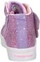 Skechers Twinkle Toes hoge sneakers met lichtjes lila roze Paars Meisjes Imitatieleer 27 - Thumbnail 5