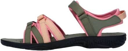 Teva Tirra sandalen olijfroen zalm Groen Meisjes Textiel Meerkleurig 37