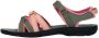 Teva Tirra sandalen olijfroen zalm Groen Meisjes Textiel Meerkleurig 38 39 - Thumbnail 41