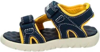 Timberland Perkins Row sandalen donkerblauw geel Jongens Imitatieleer Meerkleurig 22