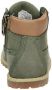 Timberland Pokey Pine 6in Boot Kids Veterboots Laarzen Met Veters Groen - Thumbnail 4