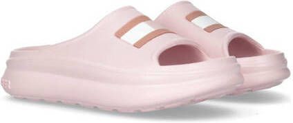 Tommy Hilfiger badslippers roze Jongens Meisjes Rubber Logo 30 31
