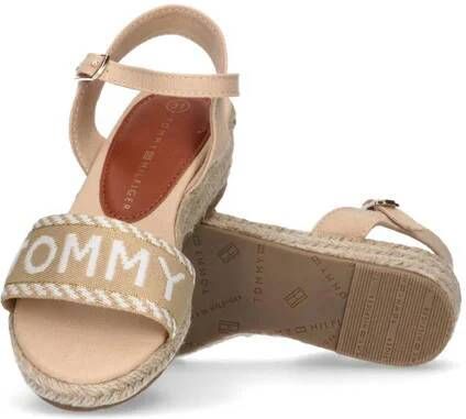 Tommy Hilfiger espadrilles beige Meisjes Textiel Logo 33