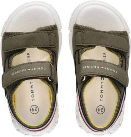 Tommy Hilfiger sandalen groen Jongens Imitatieleer Logo 24