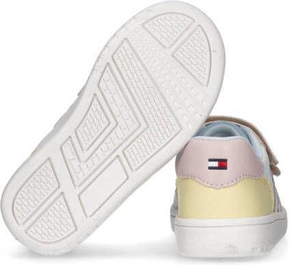 Tommy Hilfiger sneakers roze wit Meisjes Imitatieleer Meerkleurig 22