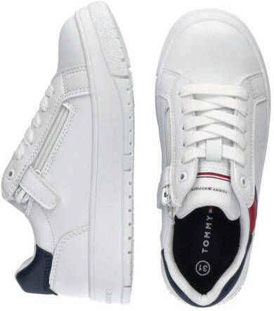 Tommy Hilfiger sneakers wit Jongens Imitatieleer Meerkleurig 30