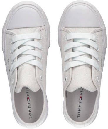 Tommy Hilfiger sneakers wit Meisjes Textiel Effen 30