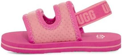 Ugg Lennon sandalen roze Meisjes Textiel Logo 25