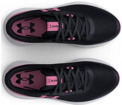 Under Armour BGS Surge 3 hardloopschoenen schoenen zwart roze Meisjes Mesh 36.5