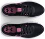 Under Armour BGS Surge 3 hardloopschoenen schoenen zwart roze Meisjes Mesh 36.5 - Thumbnail 5