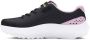 Under Armour Surge 4 AC sneakers zwart lila geel Meisjes Mesh Logo 31.5 - Thumbnail 3