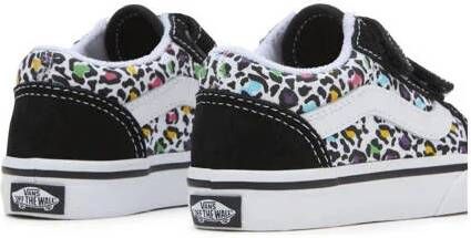 Vans Old Skool V-Animal Pop sneakers zwart multi Jongens Meisjes Textiel 22