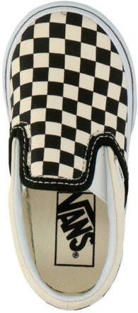 Vans TD Classic Slip-On sneakers zwart wit Jongens Meisjes Canvas Meerkleurig 19