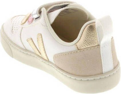 Veja leren sneakers wit goud roze Meisjes Leer Meerkleurig 28