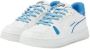 VINGINO Joshua Low leren sneakers wit blauw Jongens Leer Meerkleurig 28 - Thumbnail 3