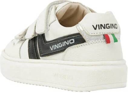 VINGINO leren sneakers wit Jongens Leer Meerkleurig 34