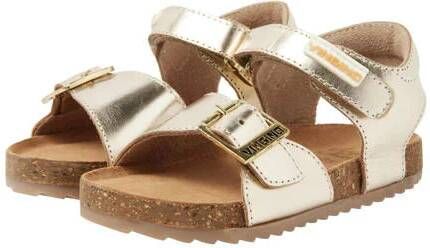 VINGINO Lucy leren sandalen goud metallic Meisjes Leer Effen 25