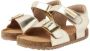 VINGINO Lucy leren sandalen goud metallic Meisjes Leer Effen 33 - Thumbnail 4