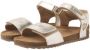 VINGINO Floor Premium leren sandalen goud metallic Leer Effen 25 - Thumbnail 9